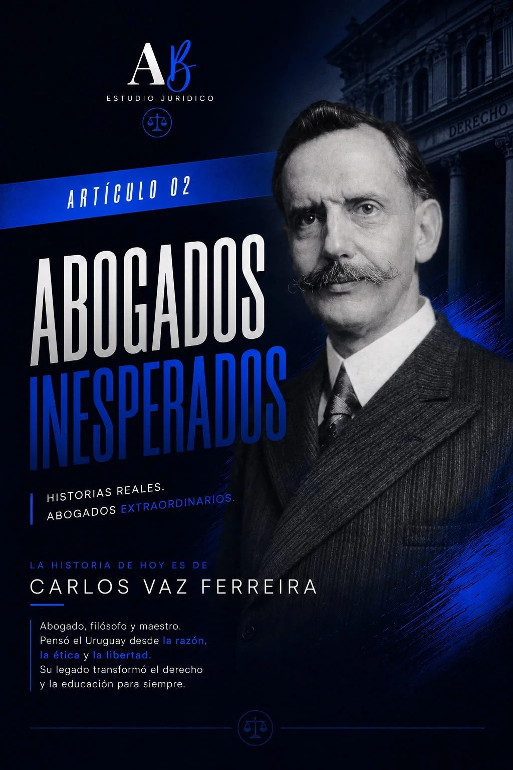El filósofo que desconfiaba de tener razón: la inesperada historia jurídica de Carlos Vaz Ferreira